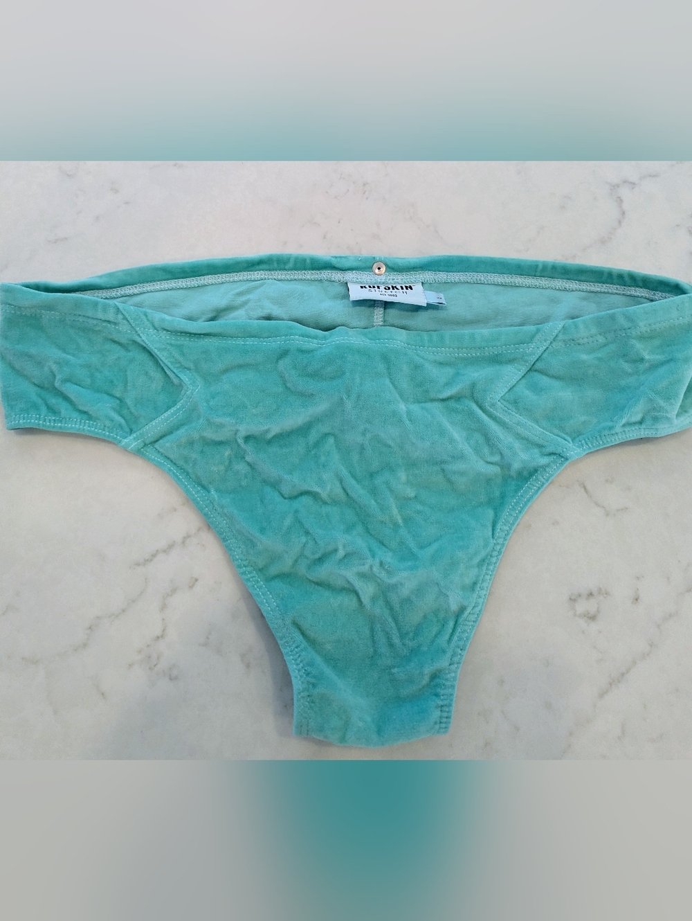 Rufskin Suede Cheeky Swimsuit Size L